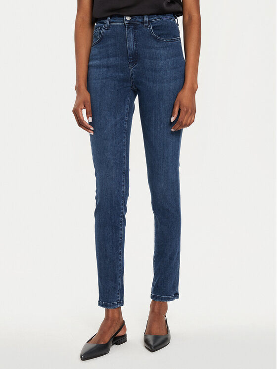 Marella Marella Traperice 2423186114 Tamnoplava Skinny Fit