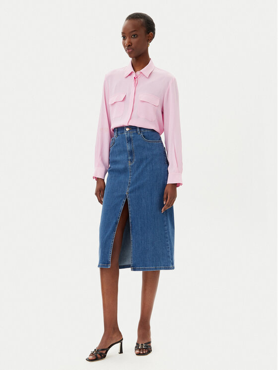 Marella Marella Camicia Ordine 2513111151200 Rosa Regular Fit