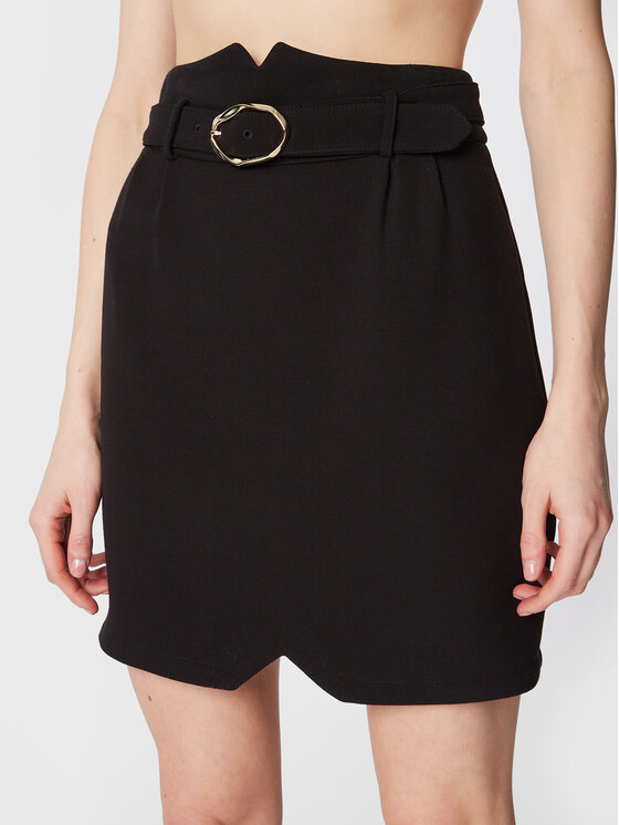 NAF NAF Mini krilo Polina THNJ75A Črna Slim Fit