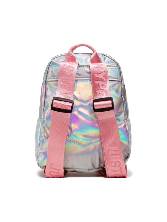 HYPE Rucksack Holographic Unicorn Pocket Crest Mini Backpack YVLR 678 Silberfarben