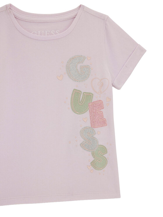 Guess Guess Tricou K6GI05 K6YW4 Violet Regular Fit