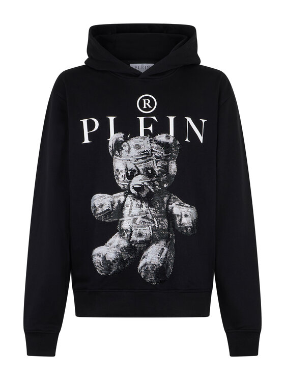 PHILIPP PLEIN PHILIPP PLEIN Mikina 31602 Černá Regular Fit