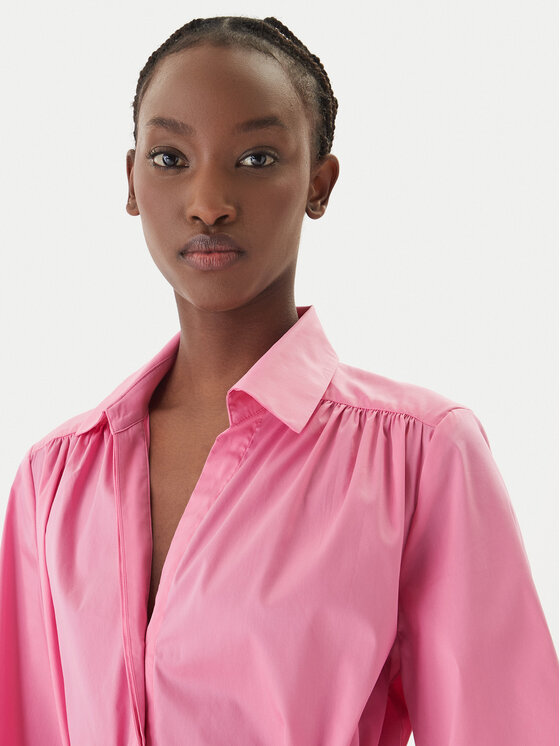 LOLA CASADEMUNT LOLA CASADEMUNT Rochie tip cămașă LS2616140 Roz Relaxed Fit