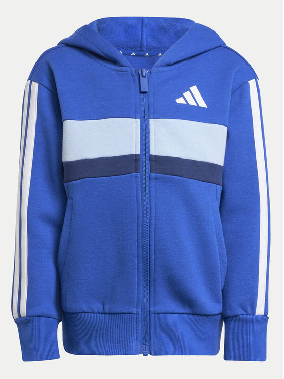 adidas adidas Tepláková souprava Seasonal Essentials Tiberio 3-Stripes JC7488 Modrá Regular Fit