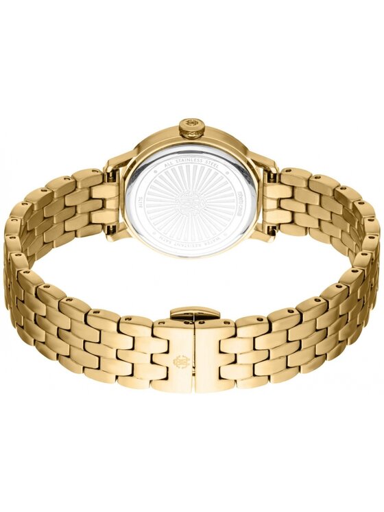 Roberto Cavalli Roberto Cavalli Zegarek RC5L119M0065 Złoty