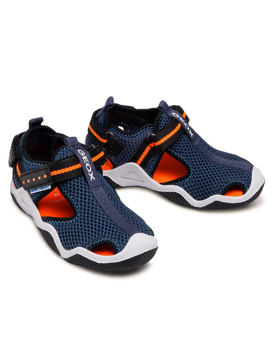 Geox Geox Sandále J Wader B. A J1530A 00014 C4074 M Tmavomodrá