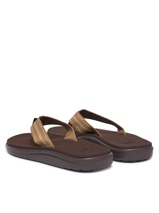 Teva Teva Šlepetės per pirštą Voya Flip 1019050 Ruda