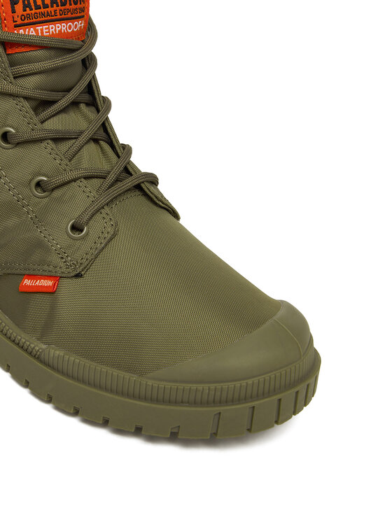 Palladium Palladium Pohodni čevlji Pampa Sp20 Cuff Wp+ 76835-308-M Zelena