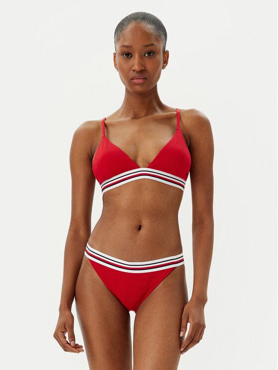 Tommy Hilfiger Tommy Hilfiger Vrchný diel bikín UW0UW05805 Červená