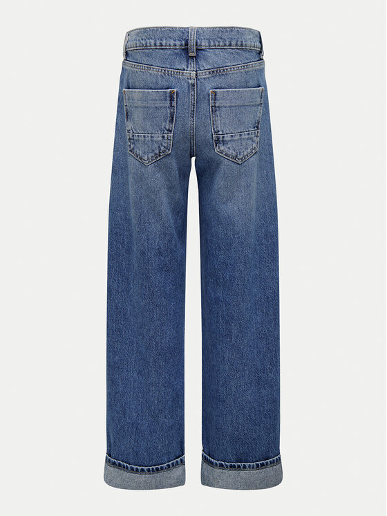 Kids ONLY Kids ONLY Jeansy Hope 15328381 Modrá Wide Leg