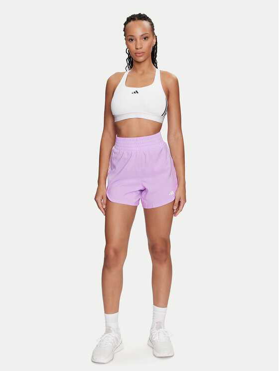 adidas adidas Sporta šorti Pacer Training 3-Stripes IS1665 Rozā Regular Fit