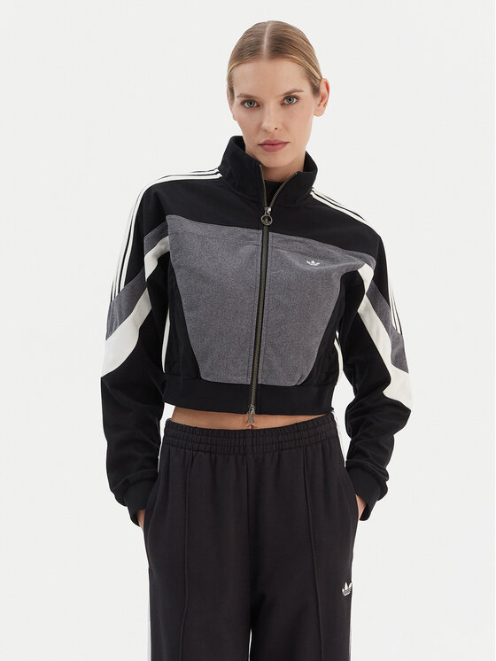 adidas adidas Bluză Blocking JW7289 Roșu Regular Fit