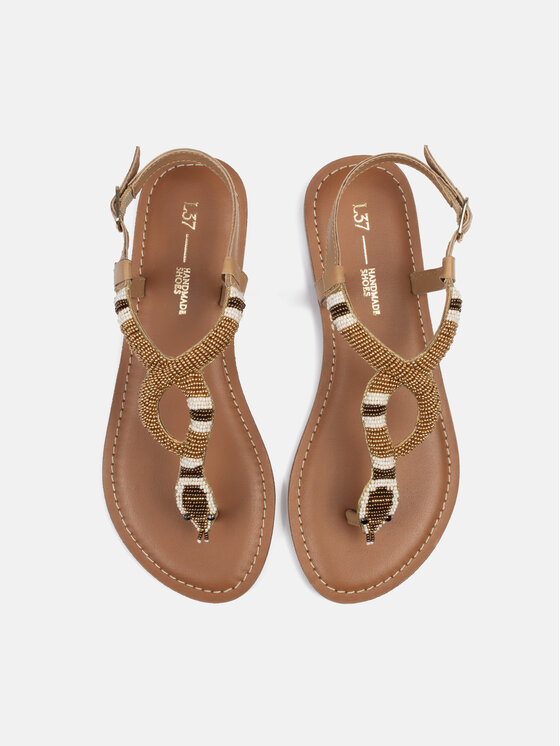 L37 L37 Sandali DESERT FLOWER Marrone