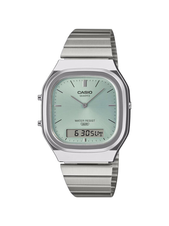Casio Casio Zegarek 4549526425622 Srebrny