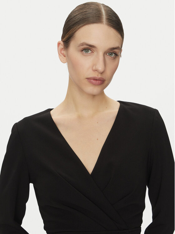 DKNY DKNY Rochie cocktail DD4JI62A Negru Slim Fit