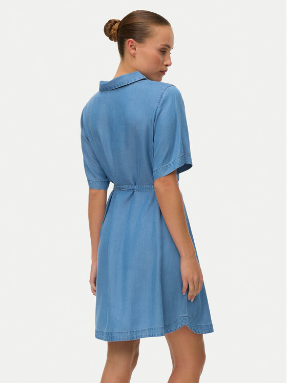 Vero Moda Vero Moda Džinsa kleita Bree 10341620 Zils Regular Fit