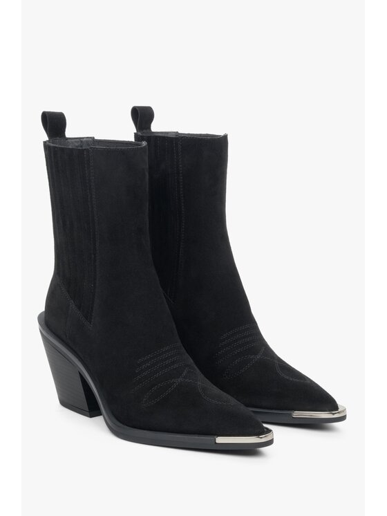 Estro Estro Kovbojské topánky ER00110582 Čierna