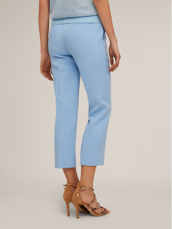 Motivi Motivi Pantaloni di tessuto P195Q003748N004 Turchese Regular Fit