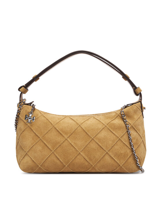 Tory Burch Tory Burch Handtasche Fleming Suede Pochette 185797 Creme