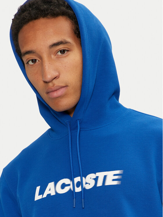 Lacoste Lacoste Bluza SH2860 Niebieski Regular Fit