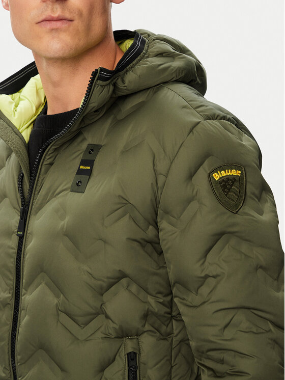 Blauer Blauer Kurtka puchowa Piery 26WBLUC03233 Zielony ciemny Regular Fit