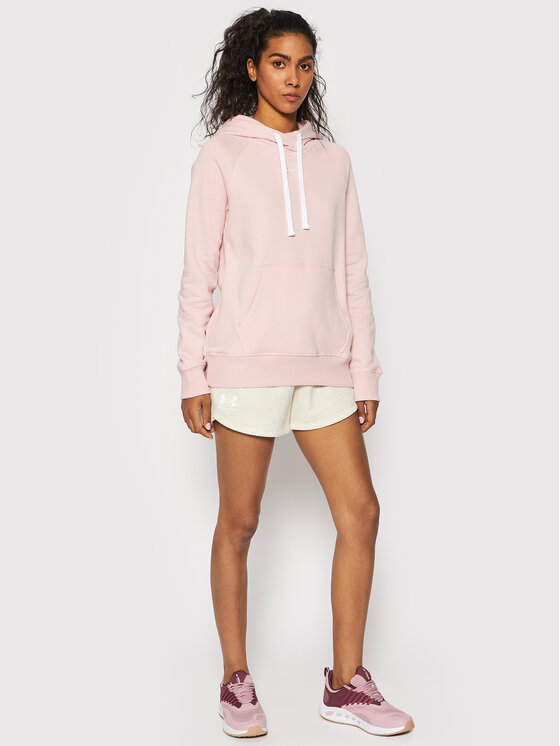 Under Armour Under Armour Pantaloncini sportivi Ua Rival Fleece 1369858 Beige Loose Fit