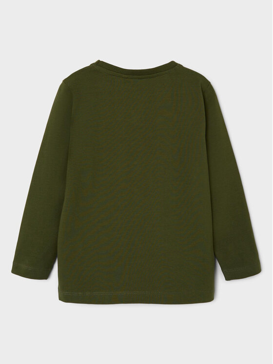 NAME IT NAME IT Bluza 13218856 Zelena Regular Fit