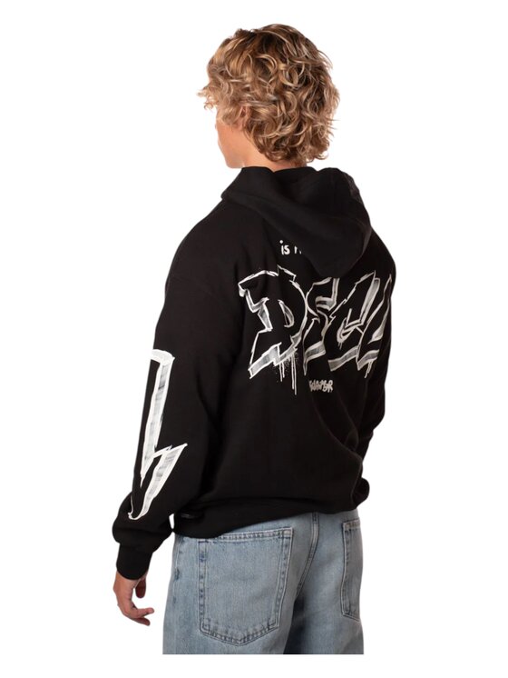 DISCLAIMER DISCLAIMER Felpa 24ids54541 Nero Regular Fit
