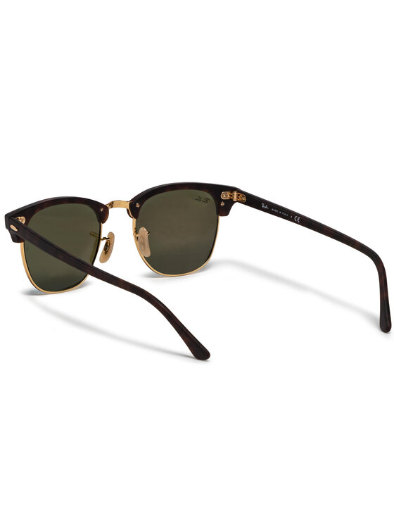 Ray-Ban Ray-Ban Okulary przeciwsłoneczne Clubmaster 0RB3016 114517 Brązowy