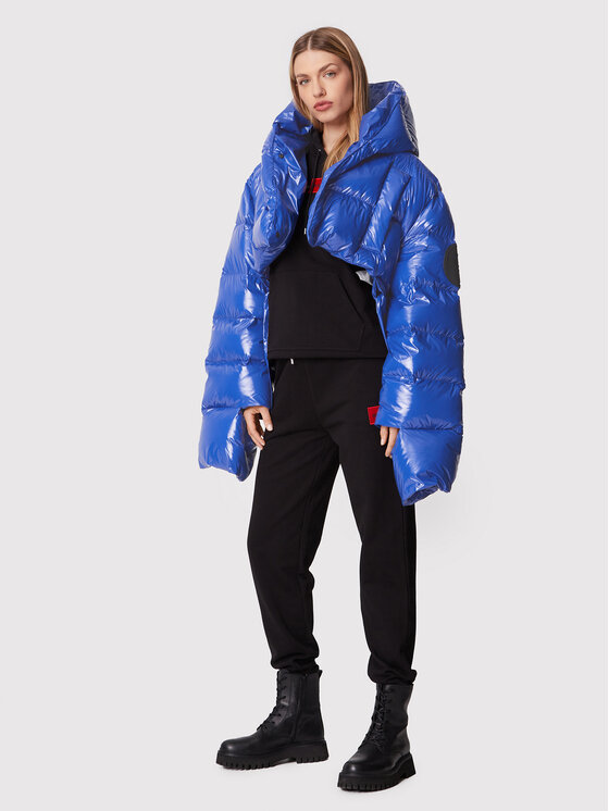 MMC Studio MMC Studio Kurtka puchowa Maffo Gloss Niebieski Regular Fit