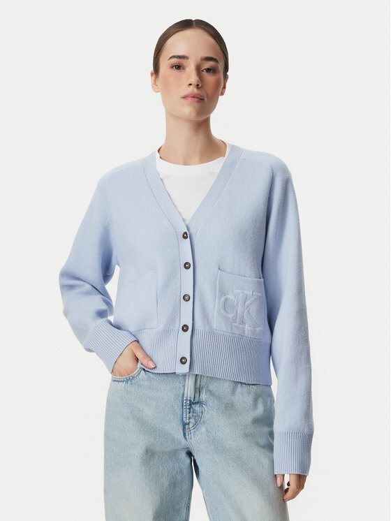 Calvin Klein Jeans Calvin Klein Jeans Kardigan LV044H327G Helesinine Regular Fit