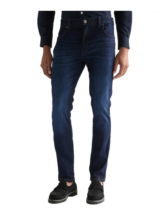Wrangler Wrangler Jeansy LARSTON Niebieski Slim Fit