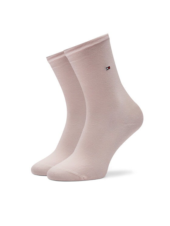 Tommy Hilfiger Tommy Hilfiger 2er-Set hohe Damensocken 371221107 Rosa