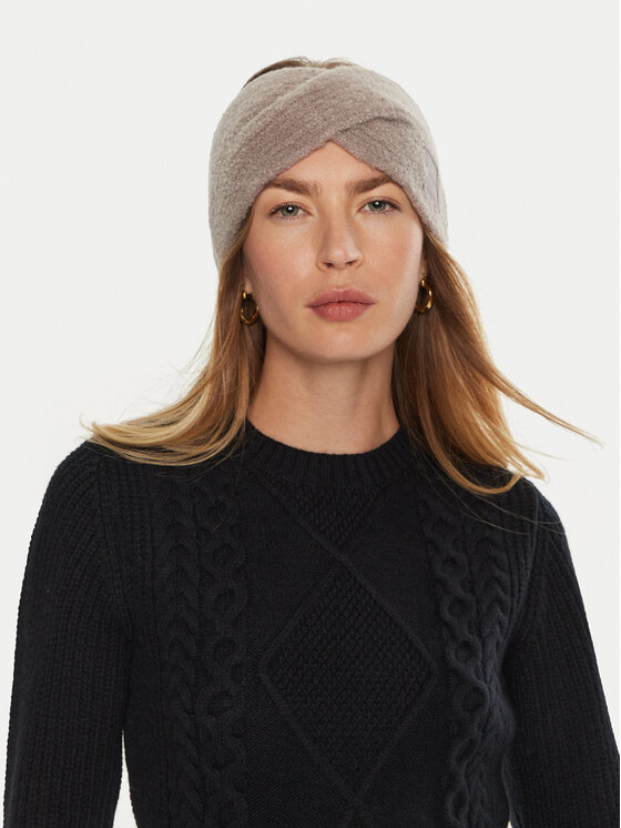 Calvin Klein Textilná čelenka Modern Patch K60K612694 Béžová