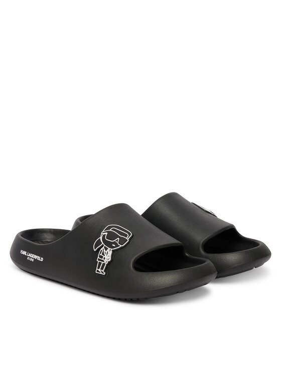 KARL LAGERFELD KARL LAGERFELD Šľapky Z31179 S Čierna