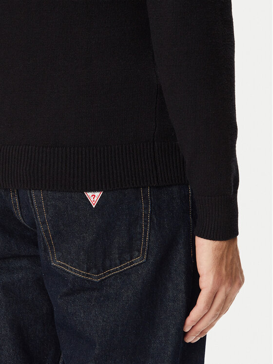 Guess Guess Sweter M6BR16 Z1364 Czarny Regular Fit