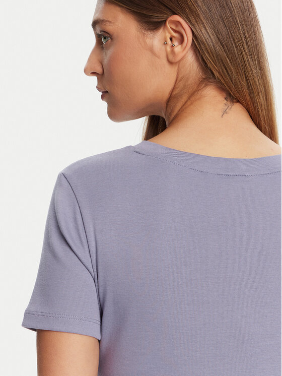 Tommy Hilfiger Tommy Hilfiger Marškinėliai New Cody WW0WW40584 Violetinė Slim Fit