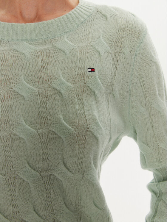 Tommy Hilfiger Tommy Hilfiger Pullover WW0WW43586 Grün Regular Fit