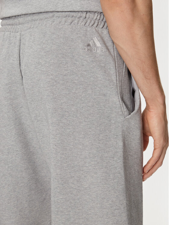 adidas adidas Szorty sportowe Essentials Big Logo IC9403 Szary Regular Fit