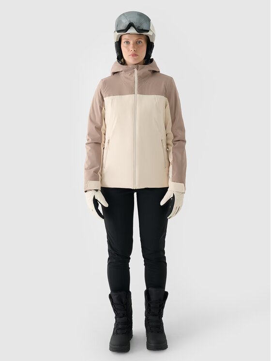 4F 4F Giacca da sci 4FWAW24TTJAF572-82S Marrone Regular Fit