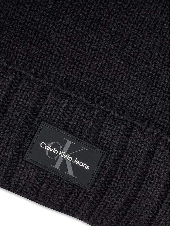 Calvin Klein Calvin Klein Kepurė Mono Logo Patch K50K512463 Juoda