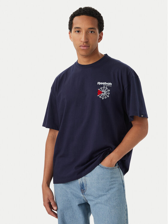 Reebok Tricou RK25735CCM Bleumarin Regular Fit