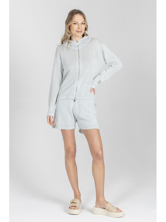 Deni Cler Milano Deni Cler Milano Bluza T-DC-W003-F2-10-51-1 Niebieski Regular Fit