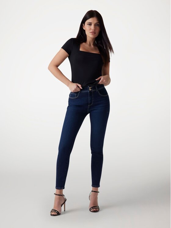 Guess Guess Jeansy 172235 Modrá Skinny Fit