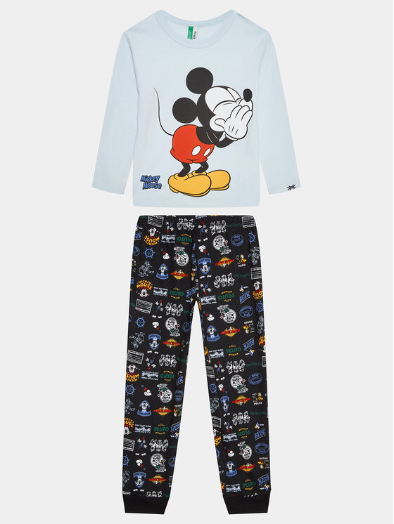United Colors Of Benetton United Colors Of Benetton Пижама 3VR50P051 Сив Regular Fit