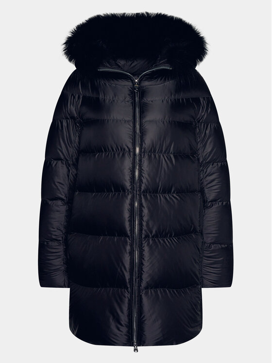 Hetregó Hetregó Пухено яке Hanna 8K602F 23WD02 Тъмносин Regular Fit