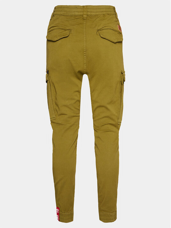 Alpha Industries Alpha Industries Jogger nohavice Airman 188201 Zelená Tapered Fit