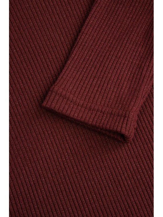 Coccodrillo Coccodrillo Sweter ZC6172101FGJ-017 Bordowy Regular Fit