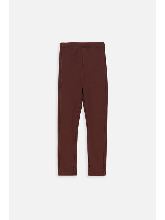 Legginsy, rozmiar 92, Brązowe, ZC3122601PUK-018