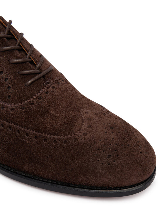 Polo Ralph Lauren Polo Ralph Lauren Pantofi Owen Wingtip 811P15884001 Maro închis